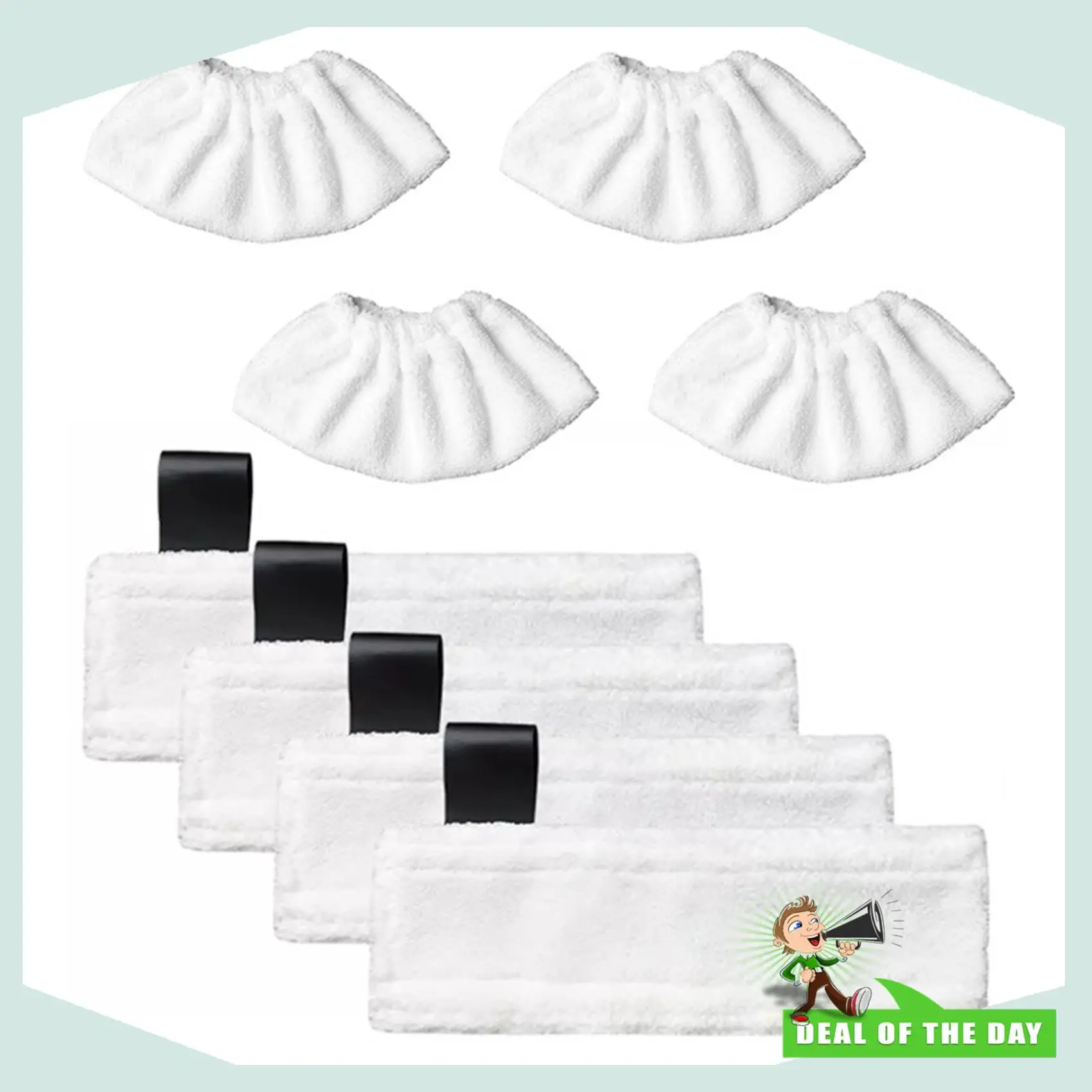 

24-Hour Delivery Steam Mop Cloth Rags For Karcher Easyfix SC2 SC3 SC4 SC5 Microfiber Cleaning Pad Cover Steam Cleaner Accessorie