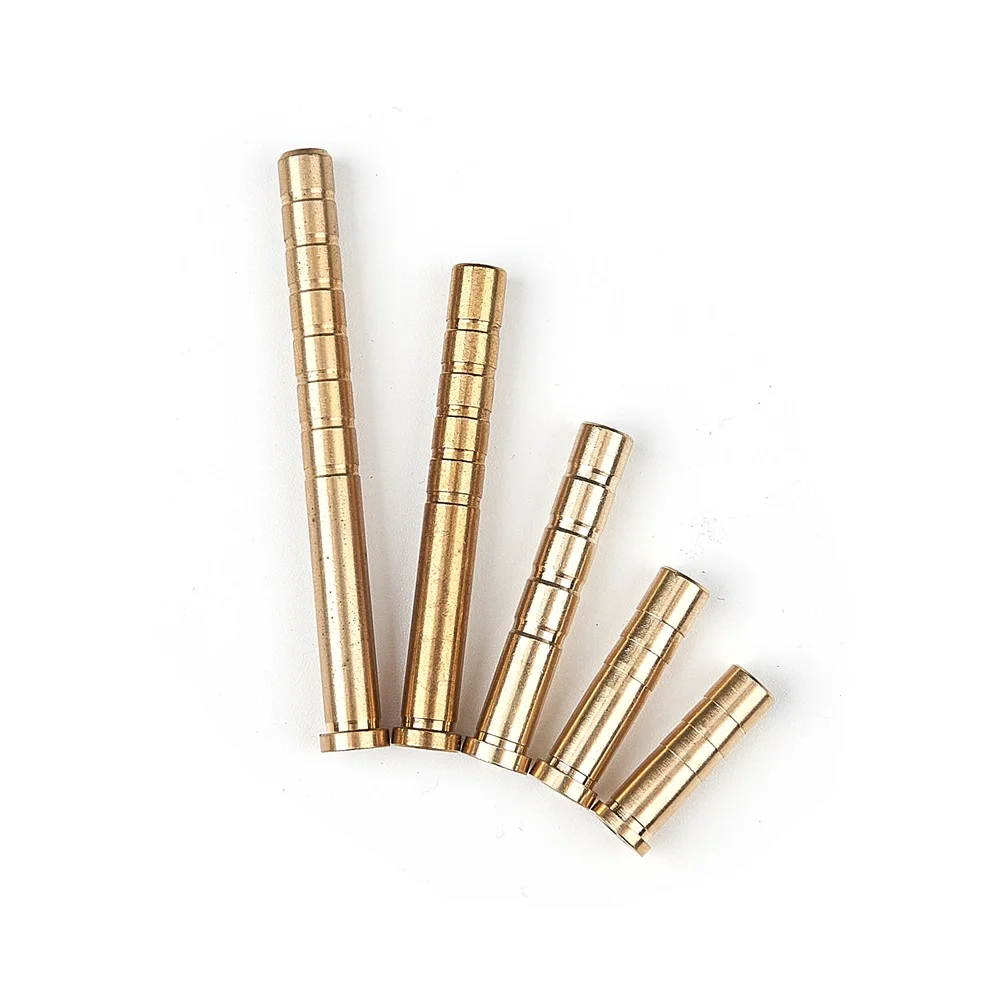 6pcs Archery Copper Insert Fit Inner Diameter 6.2 mm Arrow Shaft  37/50/100/150/200 Grains Hunting Shooting Accessories