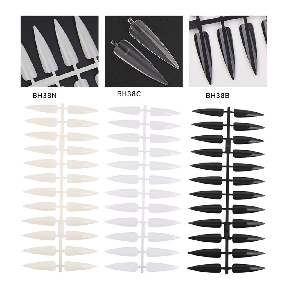 1 مجموعة 20 لوحة مسمار عرض موقف 24 شرائح دائم ليس من السهل كسر صالون الأظافر مانيكير أداة مانيكير أداة