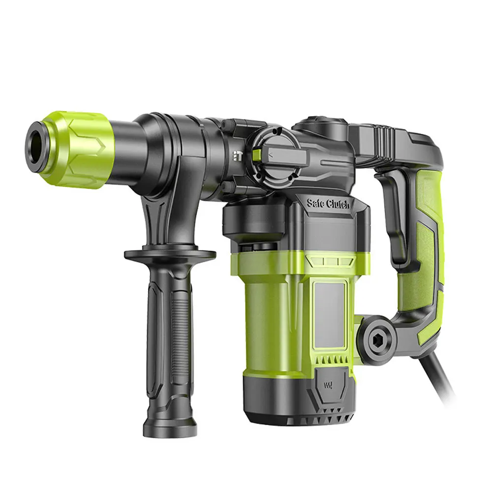 Electric Impact Drill Hammer Multifunctional Rotary Electric Pick with auto clutch, Hammer/Pickaxe/Drill all in one 220V