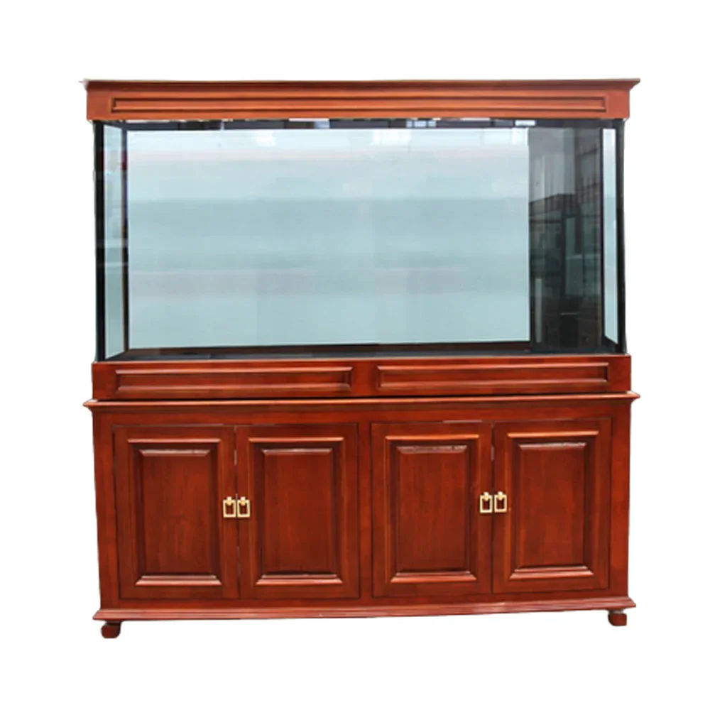 Aquariums,Custom Wholesale Wholesale High Quality Glass Aquarium Large Fish Tank Aquarium With Base Cabinet