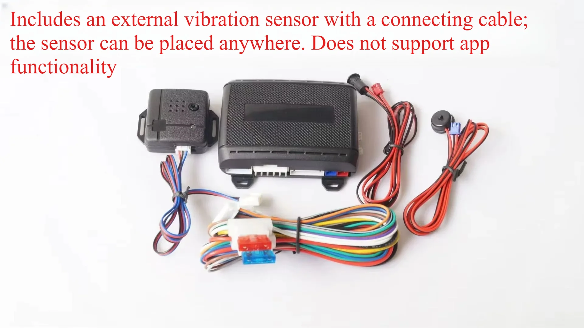 Original Remote Control Car Burglar Alar Central Locking System Mobile APP to Control the Alarm Adjustable Vibration Sensitivity
