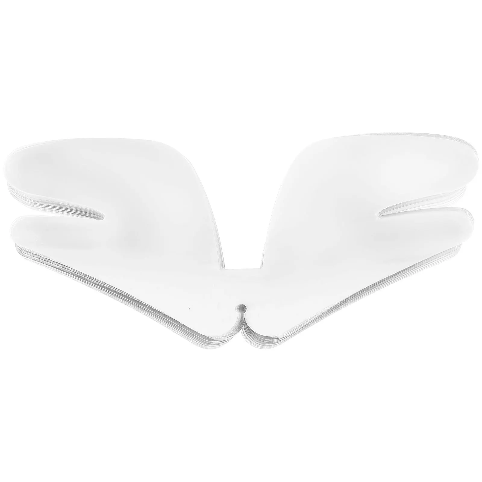 100 قطعة فراشة يبقى للقمصان قميص شفاف دعم فستان قميص طوق المشكل الرجال طوق البقاء إدراج