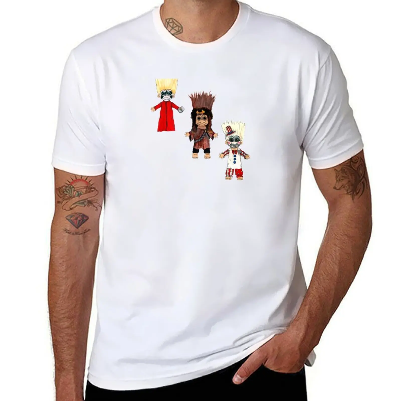 

House of 1000 Corpses trolls T-Shirt t shirt man casual t shirts for man slim fit T-Shirt