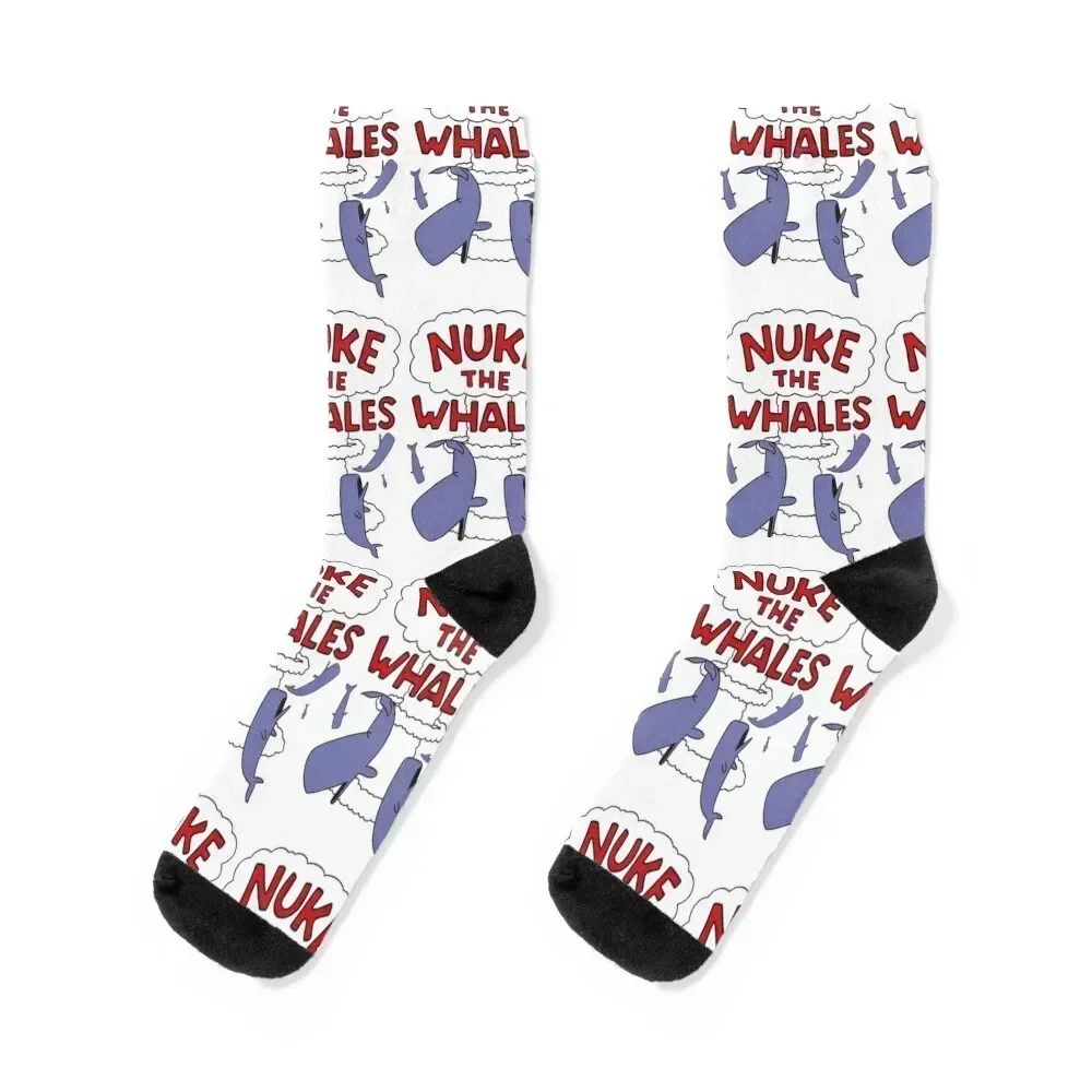 

Nuke the whales Socks Lots christmas gifts compression Stockings Socks Man Women's
