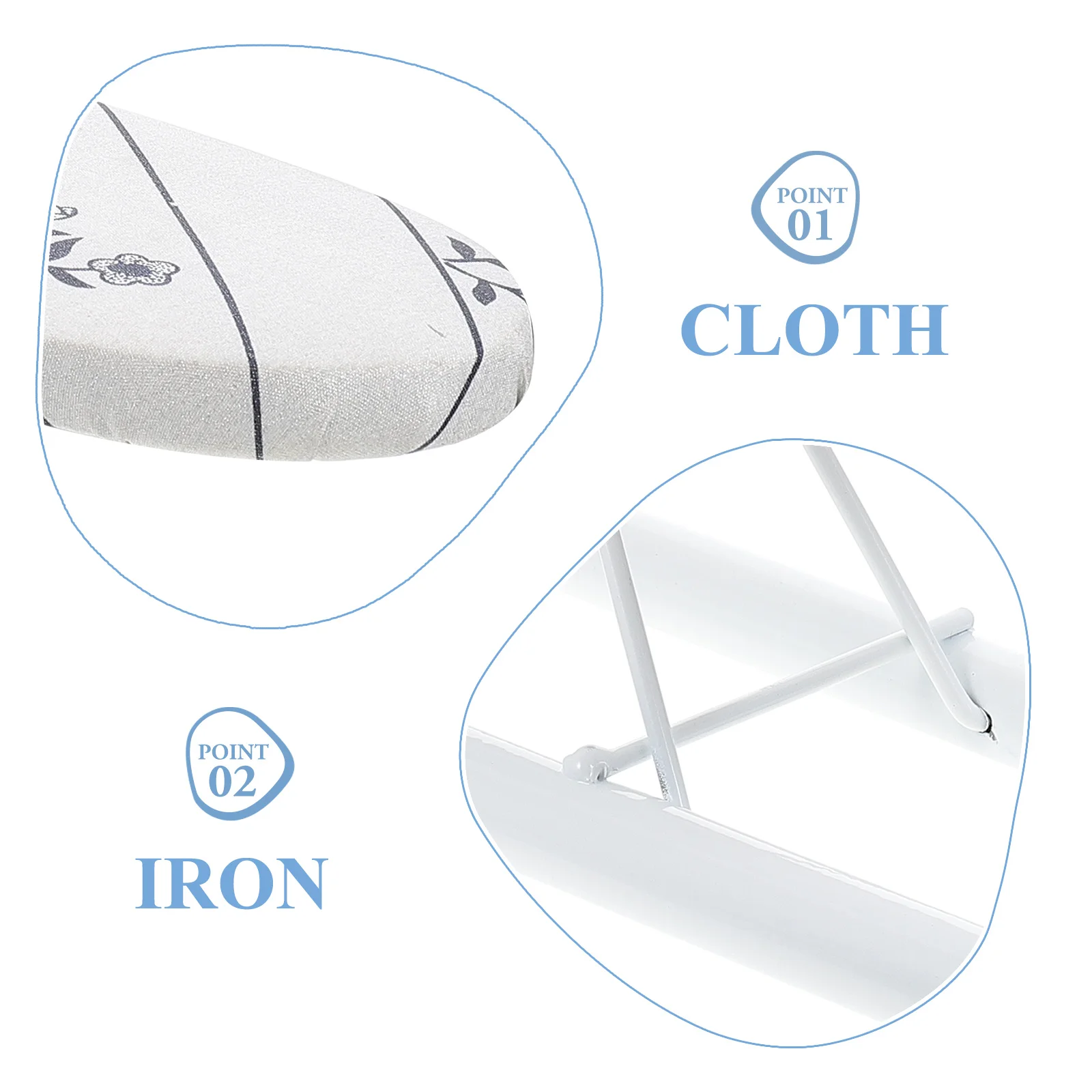 Ironing Board Clothing Tool Tabletop Boards Mini Folding Household Foldable Clothes Small