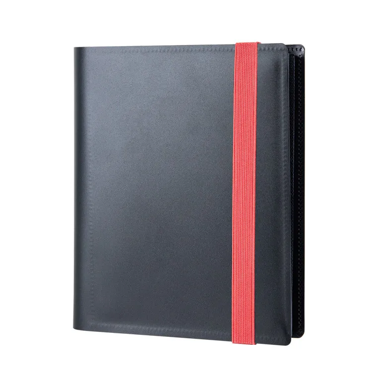 Sanseking Premium PP Strap Binder – 9/4-Pocket Card Album for Yu-Gi-Oh! &TCG Trading Cards Collection, High-Clarity Thick Pages