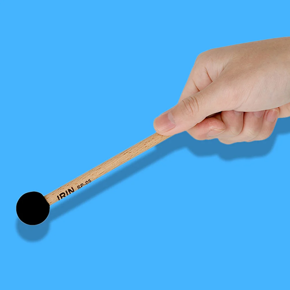 

2 Pcs Singing Bowl Mallet Drum Mallets Bass Stick Beech Percussion Sticks Child Rods