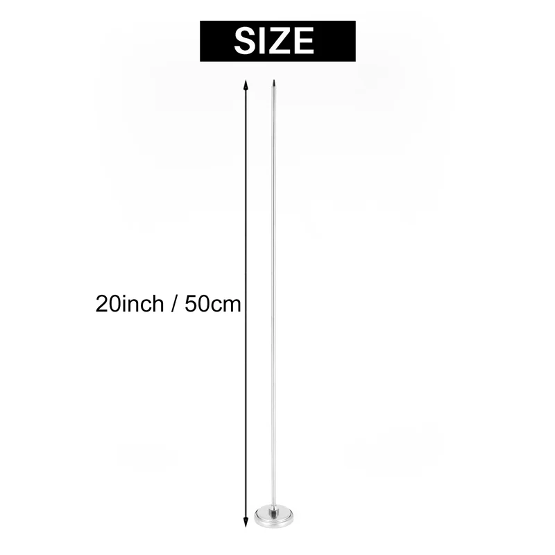 

20 Inch/50cm Length Compost Soil Thermometer Premium Food Grade Stainless Steel Measuring Probe Detector