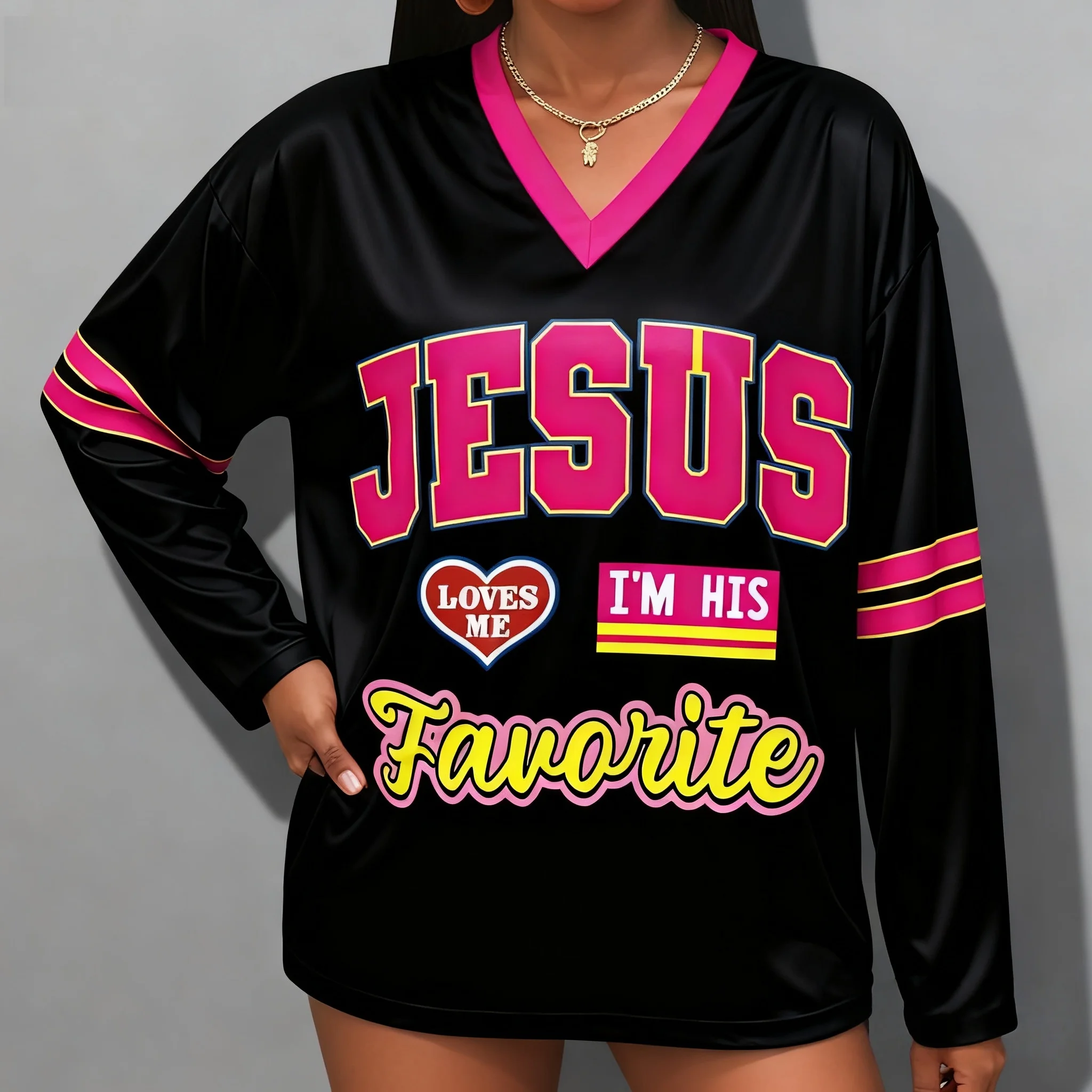 

Весенне-осенняя женская футболка большого размера с длинными рукавами Y2K в американском стиле Street Number 25, модная спортивная трендовая футболка с принтом D