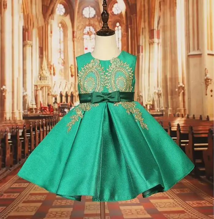 Vestidos orders color verde para niñas