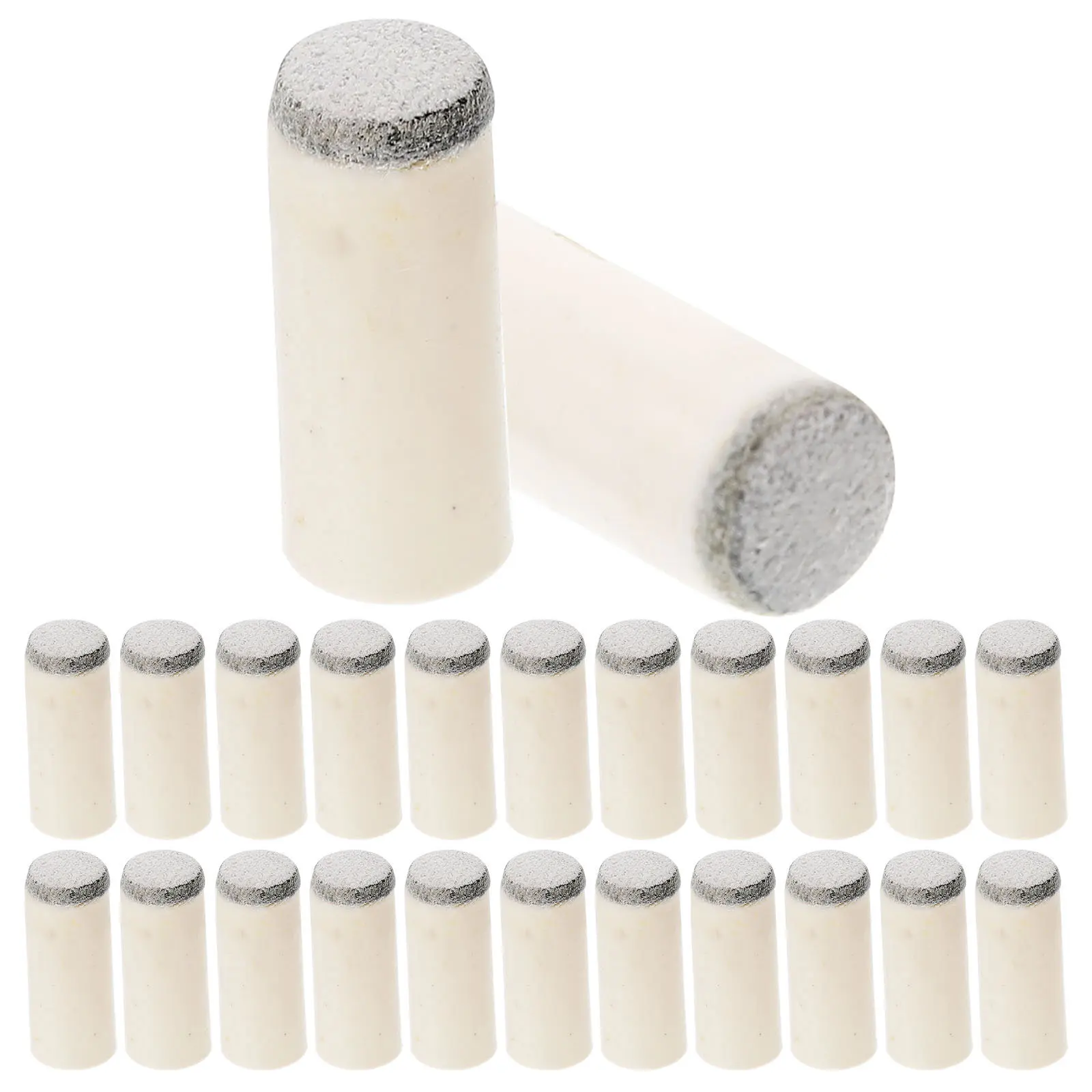 

200Pcs Billiards Pool Cue Tips Replacement 9Mm Snooker Pool Stick Tips Repair Kit Professional Cue Heads for Home Recreation