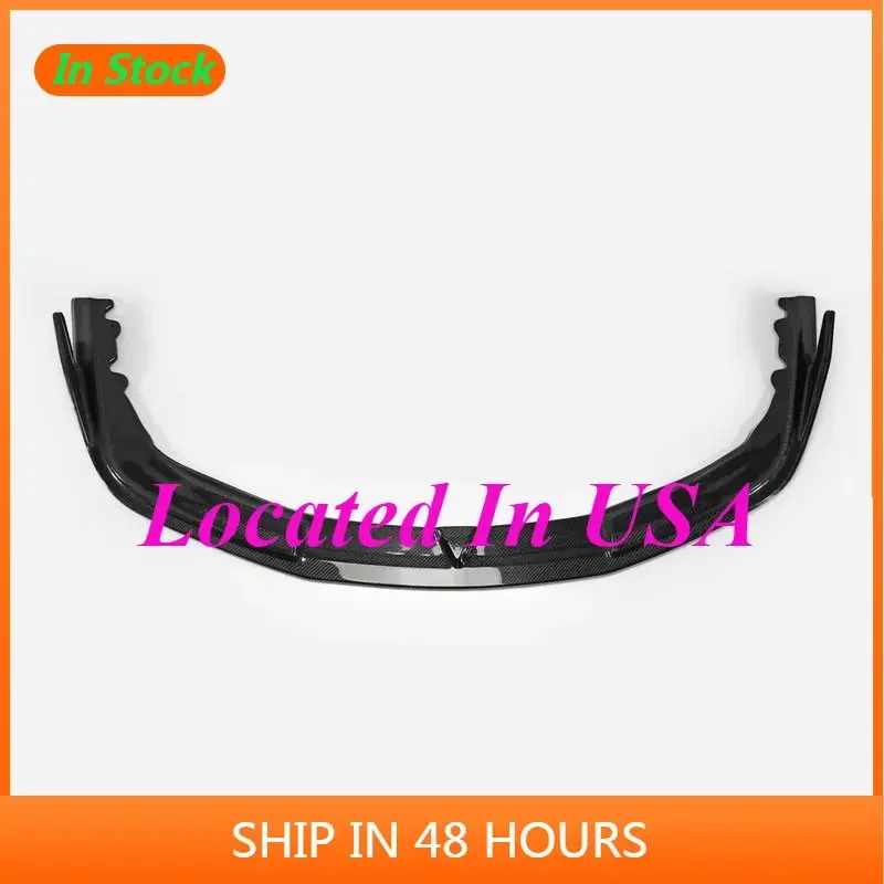 For F458 Carbon Fiber AP Style Front Lip Car Accessories Glossy Fibre Bumper Splitter Auto Under Spoiler Trim Racing Body Kit