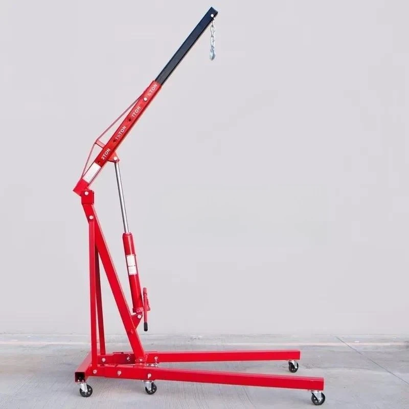 1000kg Engine Crane Heavy Duty Hydraulic Folding Shop Garage Motor Hoist Lift Jack Stand Tool for Auto Repair Workshop