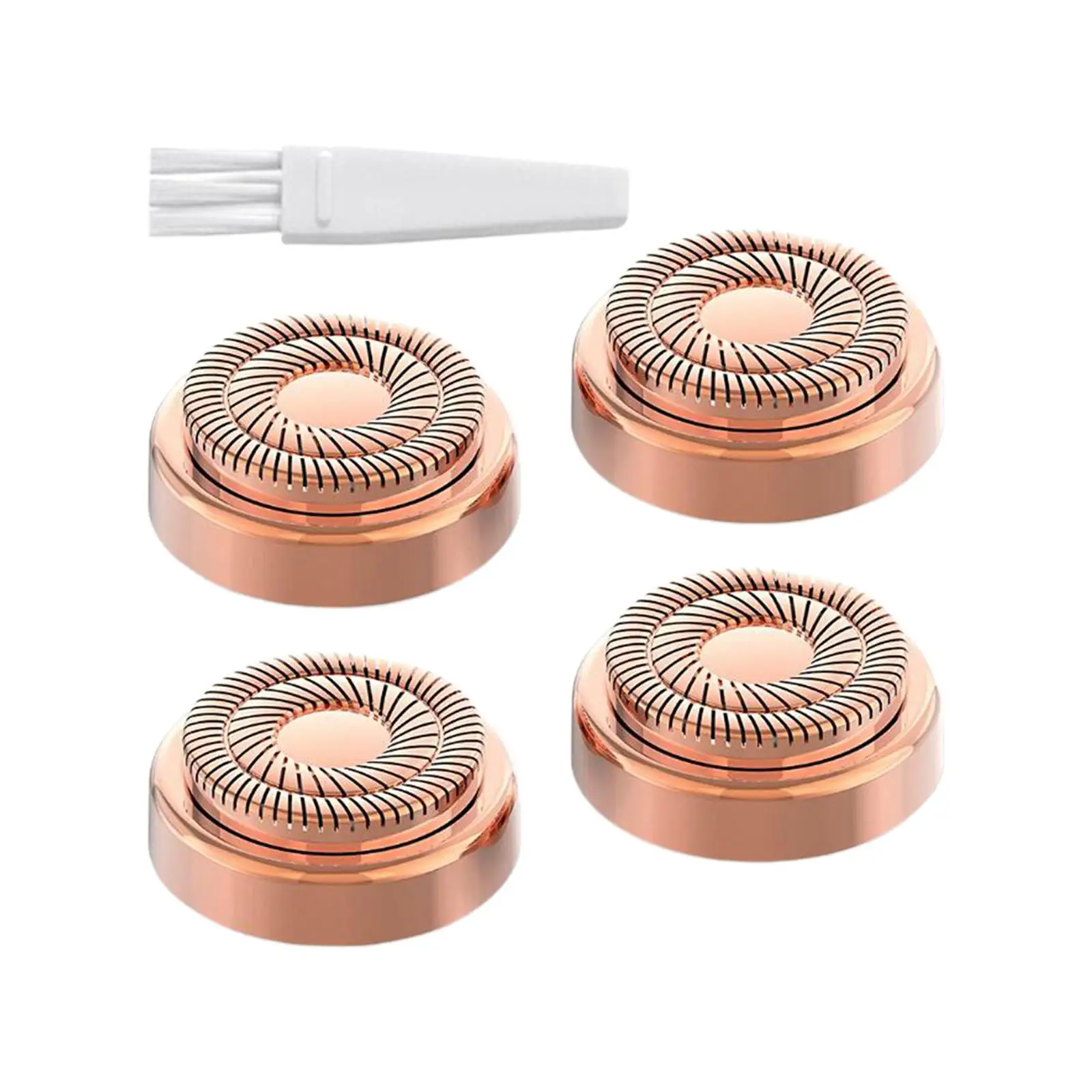 Premium Facial Hair Removal Tool Replacement Heads with 3D Floating Net for Lipstick Style Generation 2 Remover