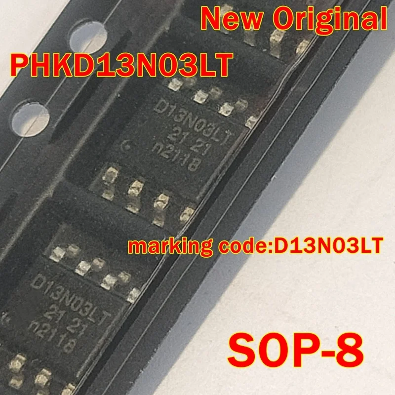 1pcs to 100pcs New Original PHKD13N03LT SOP-8 marking code:D13N03LT Dual N-channel TrenchMOS logic level FET