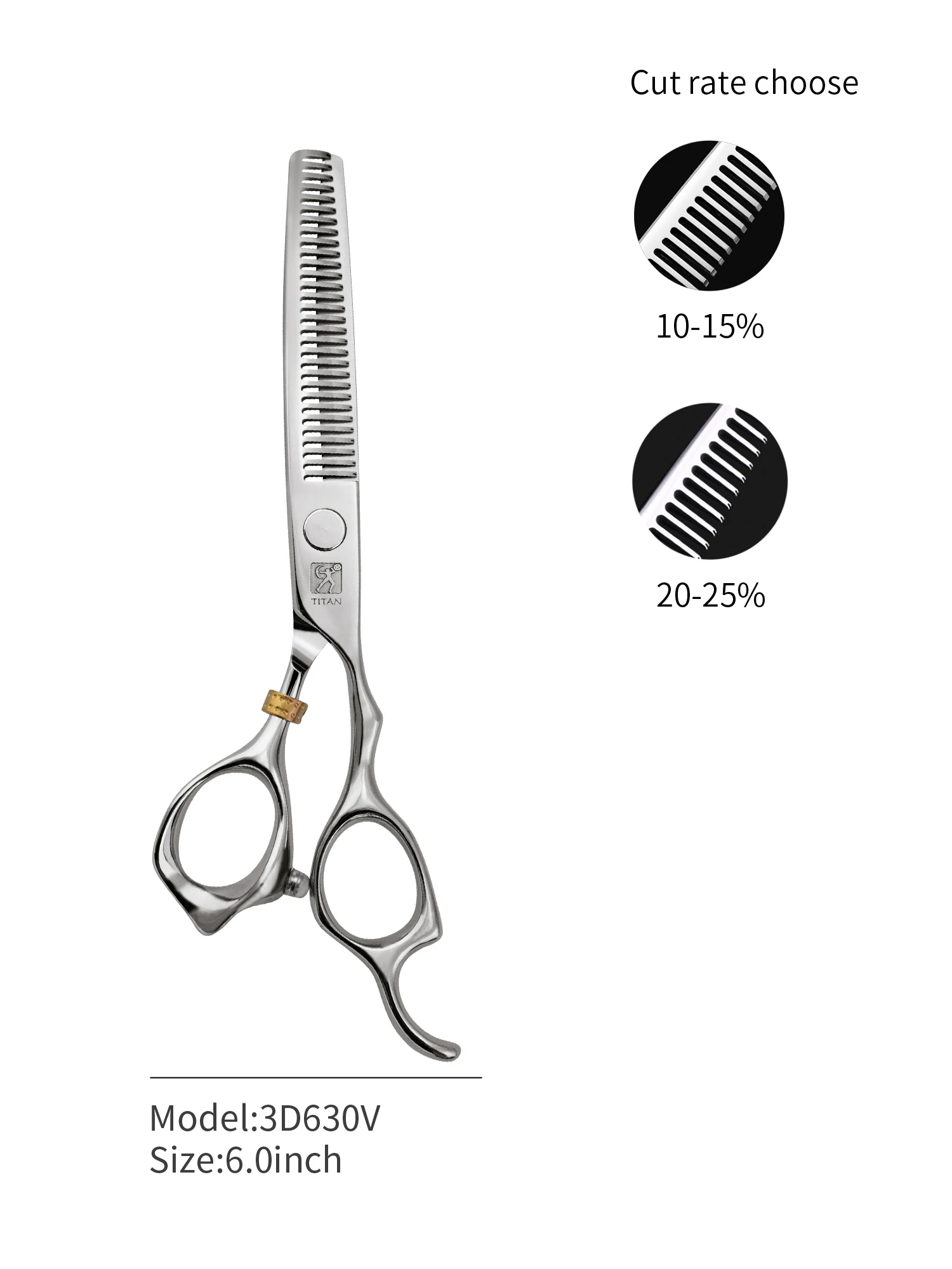 Titan 3D Schere Professionelle Friseurschere Haarschneidemaschine Friseursalon Haarschere – Detail 7