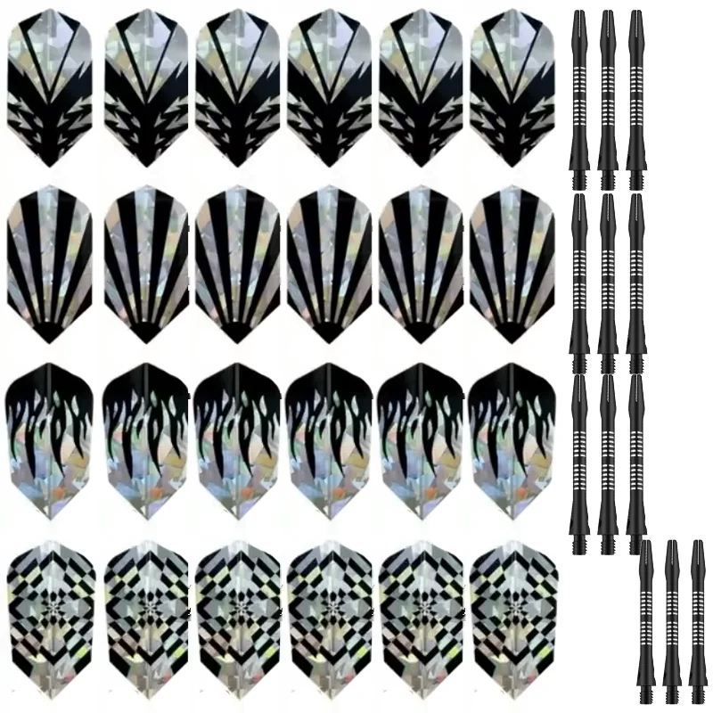 45mm Aluminum Dart Shaft High Quality Extreme Speed Laser Flights Dart Accessories Set for Indoor Dart Game