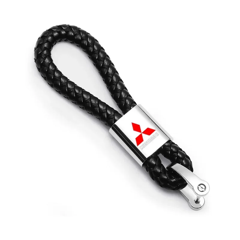 Auto Schlüssel anhänger Schlüssel ring Schlüssel Lanyard Schlüssel bund Auto Emblem Zubehör für Mitsubishi Rallye Lancer 9 10 Asx Outlander Pyjero