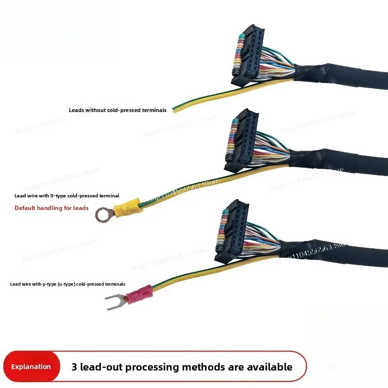 IDC Multi-Core Shielded FC Round Ribbon Cable, PLC40 Connecting Cable, UL20276 with Braid, 16/20/40/50P
