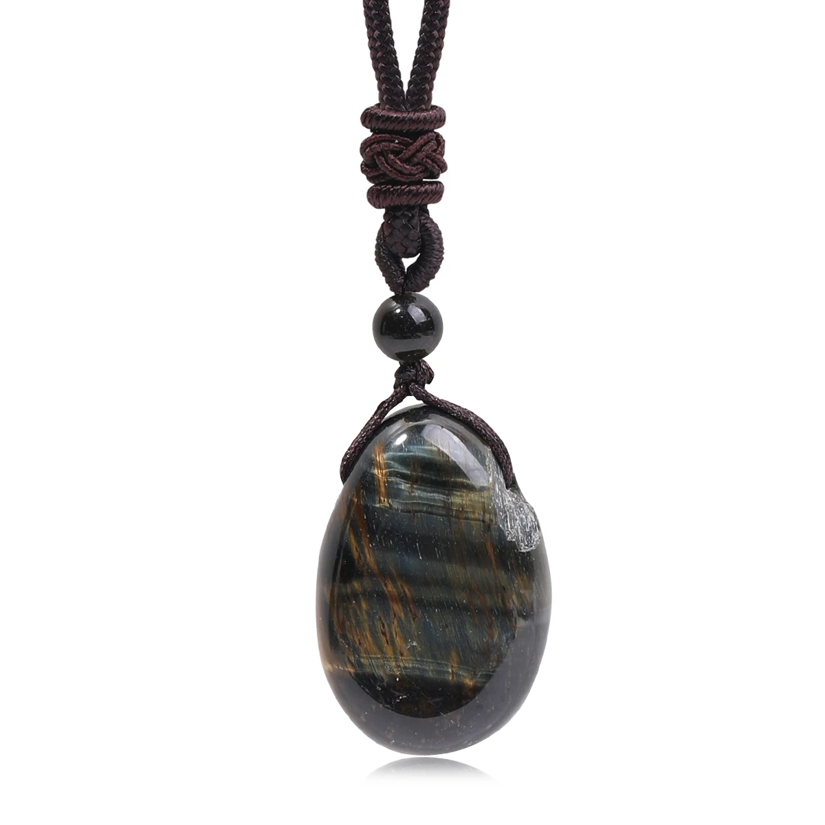 Natürliche Edelstein-Halskettenanhänger aus Amethyst, Rosenquarz und Klarquarz für Männer und Frauen, Gesundheits- und Wohlstands-Schmuck – Detail 25