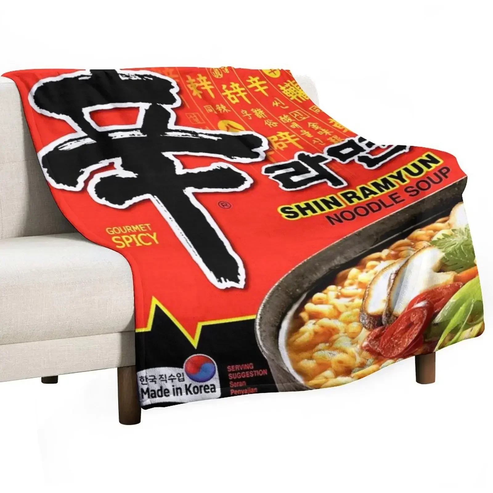 Shin Ramyun Throw Blanket cosplay anime Camping Blankets 