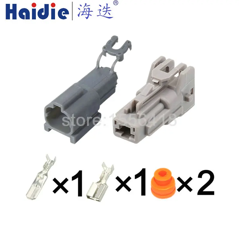 1 Pin Male Female Headlight Auto Connector Plug for Mitshubishi Canter Light Truck 7222-6214-40 7123-6214-40