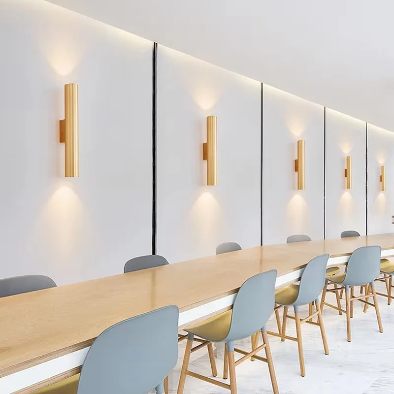 *(2-piece set) Modern Nordic Style Dimmable LED Wall Sconce 10W 2700K Wall Light for Bedroom Home Decor