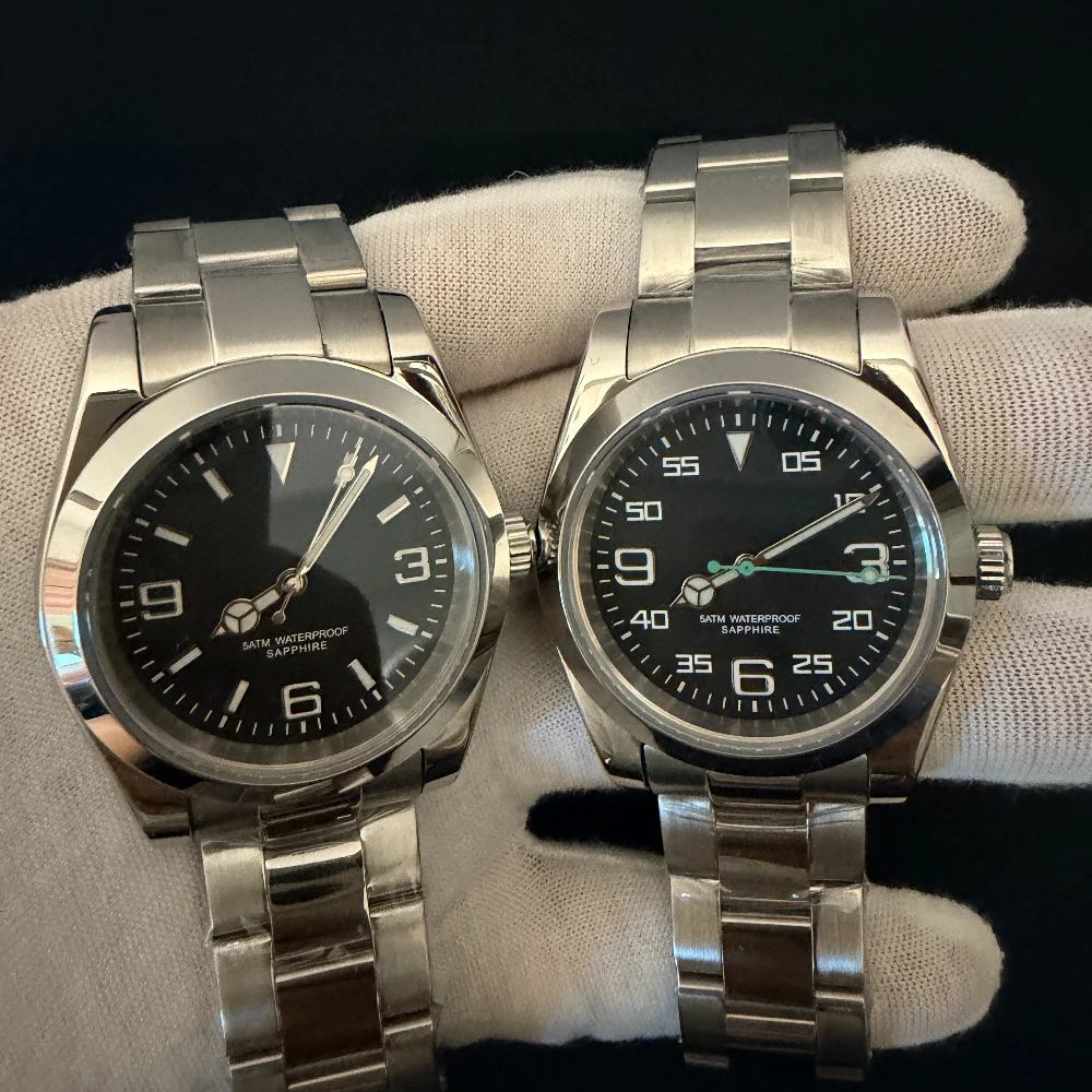 New Men's Business Quartz Watch with Sapphire Crystal Stainless Steel 50M Waterproof Luxury Unique Watches Best Selling Styles