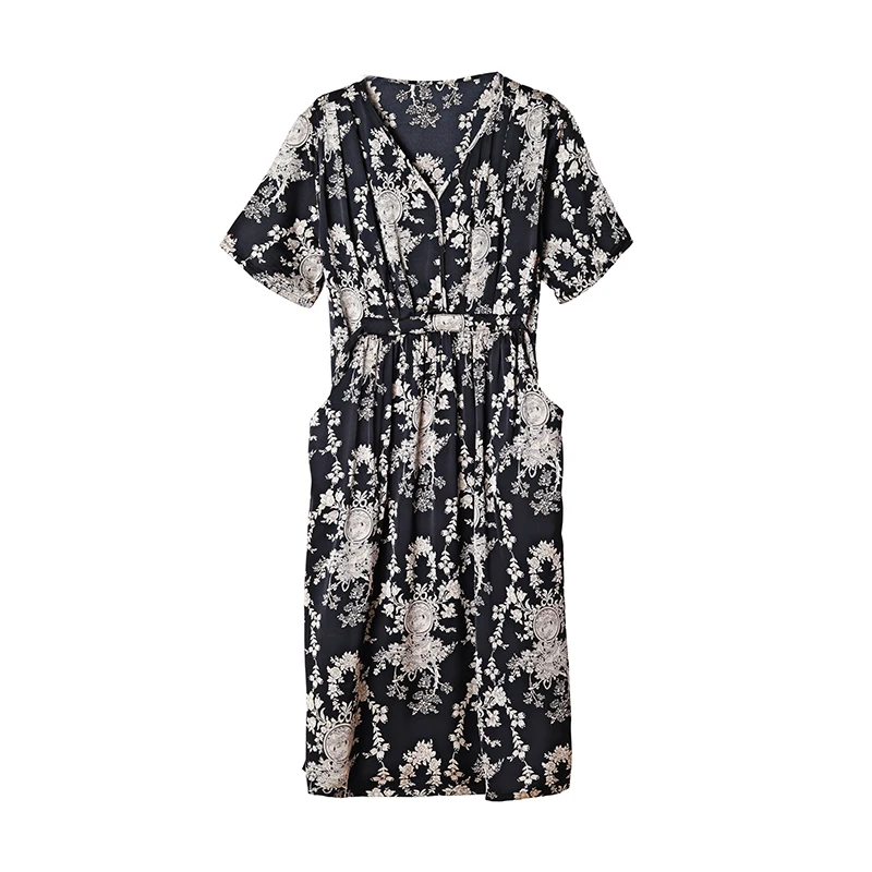 Zomer Vrouwen Satijn Vintage Luxe Bodycon Jurken 2025 Kantoor Zwarte Bloemen Zijden Midi Jurk Elegant Casual Night Party Vestidos