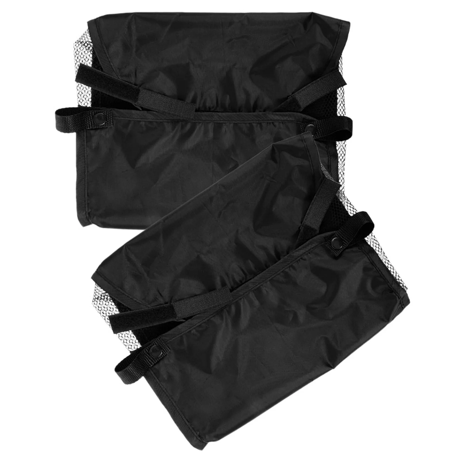 Cesta de armazenamento de carrinho resistente, 2 peças, amplo espaço sob saco de carrinho para vagão, toalhas de fraldas, organizador de compras