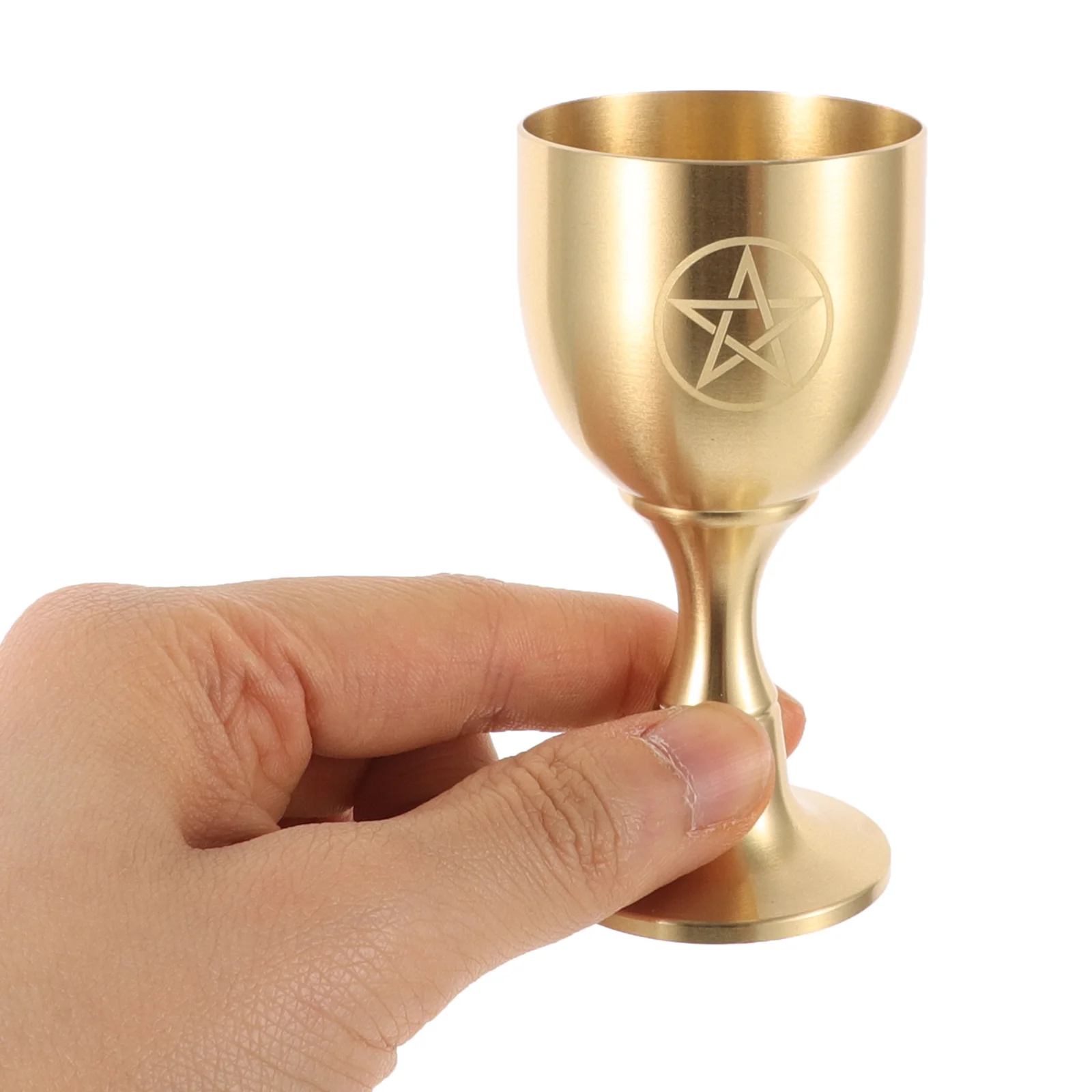 Altar Cup Holy Grail Cups Metal Buddha Multifunction Tabletop Church Baptism Brass Goblet Vintage Wear-resistant Buddhism