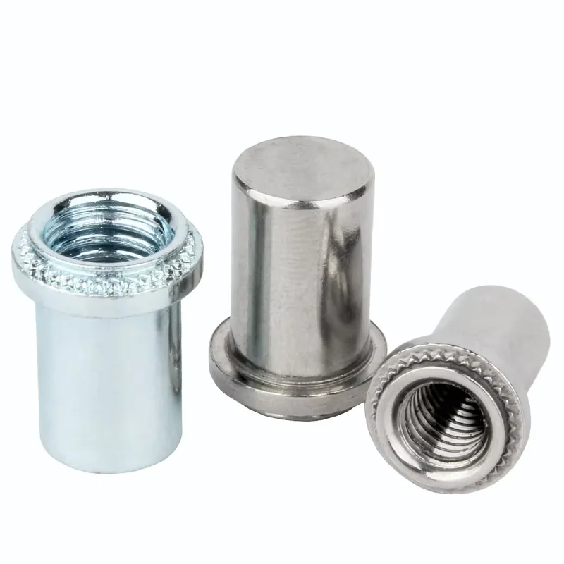 M3~M8 304 Edelstahl/Kohlenstoffstahl Typ Wasserdichte PEM Selbstklemmende Druckmuttern Dünne Plattenbefestigung – Detail 3