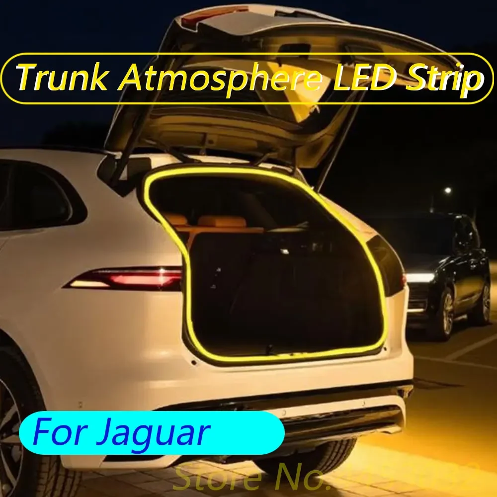 Led Car Trunk Light Strip For Jaguar XJ XF XE F-Pace E-Pace S-Type XF Sportbrake XK Interior Atmosphere Light 12V 4M