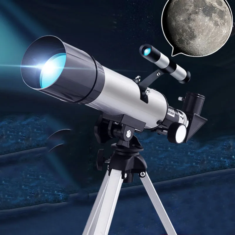 Powerful Monocular Telescope Telescopic Long Range Astronomy Focal Mini Monoculars Night Vision Telescopios Camping Accessories