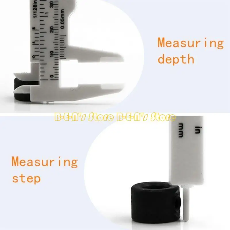 Y1AD Measuring Stainless Vernier-Caliper Double Ruler Scale Micrometer 0-80mm Tool