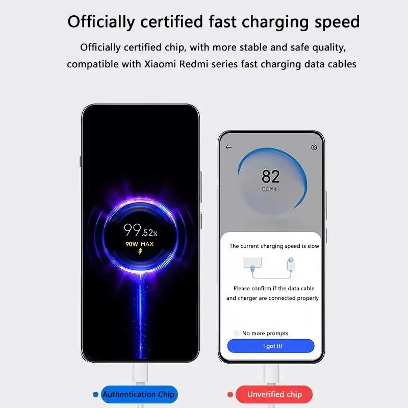 Nowa ładowarka USB typu C o mocy 90 W, szybkie ładowanie, kabel do transmisji danych, adapter ładowarki USB do telefonu, adapter z wtyczką EU do Xiaomi — zdjęcie produktu 3