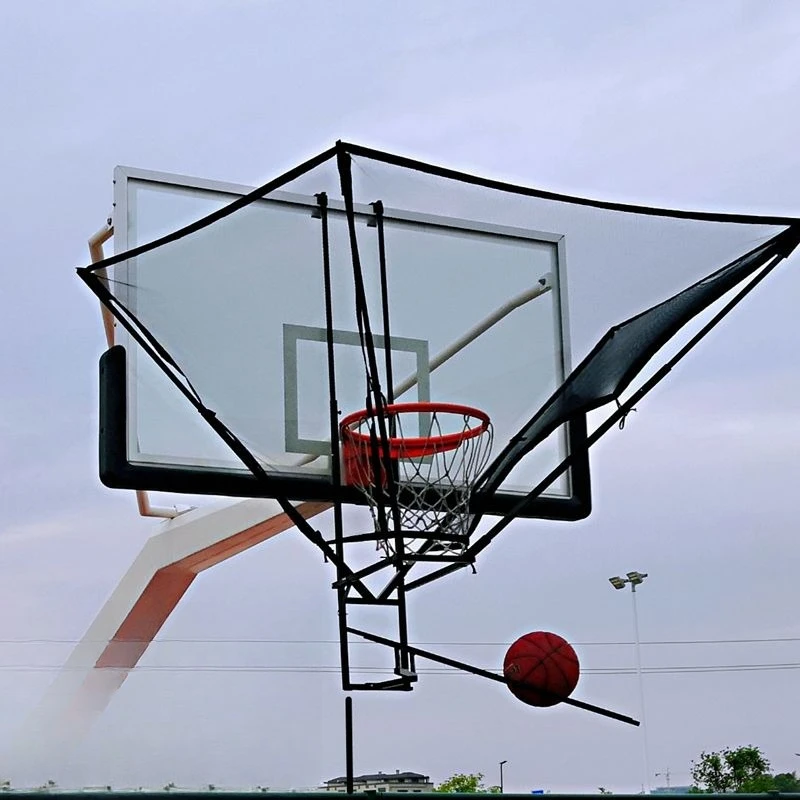 Basketball shooting return device, shooting training, free pick-up automatic serve machine, continuous shooting artifact
