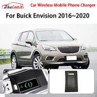 Car Wireless Mobile Phone Charger Center Console Storage QI 18W iPhone fast charge for Buick Envision 2016–2020