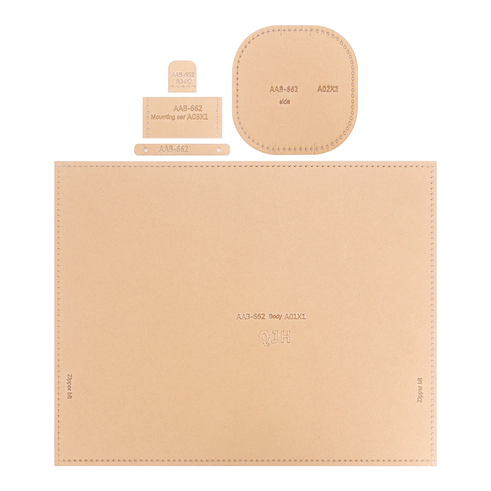 DIY Sewing Patterns, Acrylic Template, DIY Leather Handicrafts Stencils for Making Leather Hand Bag & Storage Bags