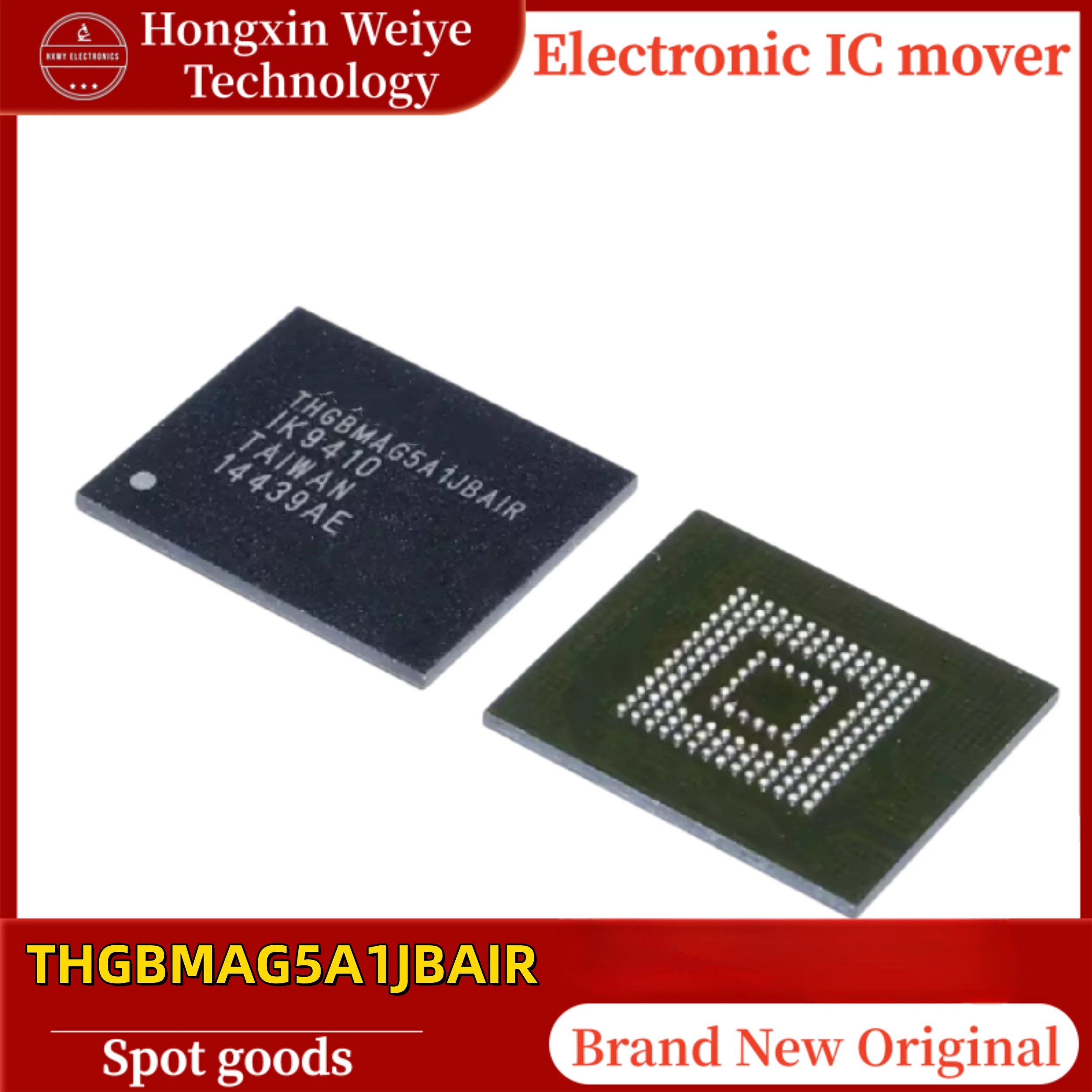 

5/10/30 PCS THGBMAG5A1JBAIR BGA-153 EMMC Memory IC Brand New Fast Shipping