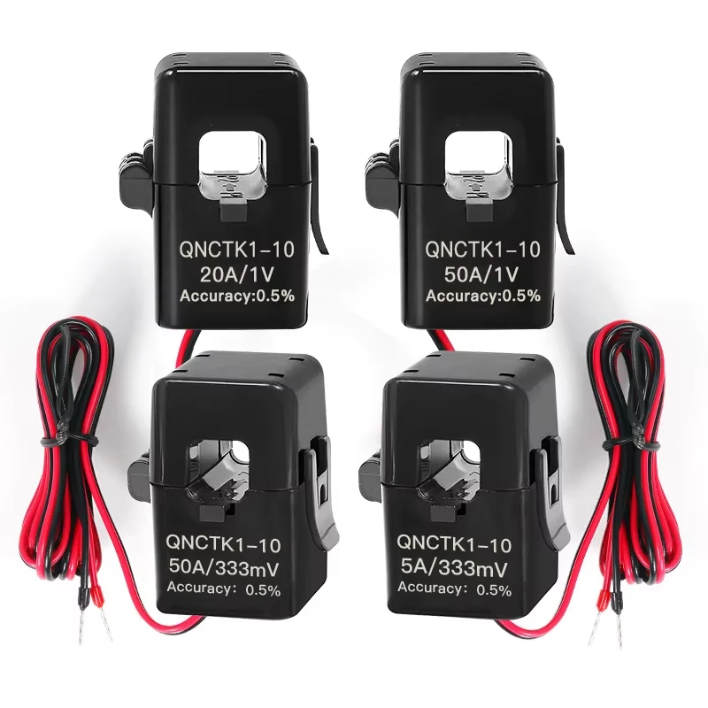 QNCTK1-16 100A 333mV 150A 1V QNCTK1-10 50A 333mV 30A 1V Split core current transformer sensor clamp ct - Image 3