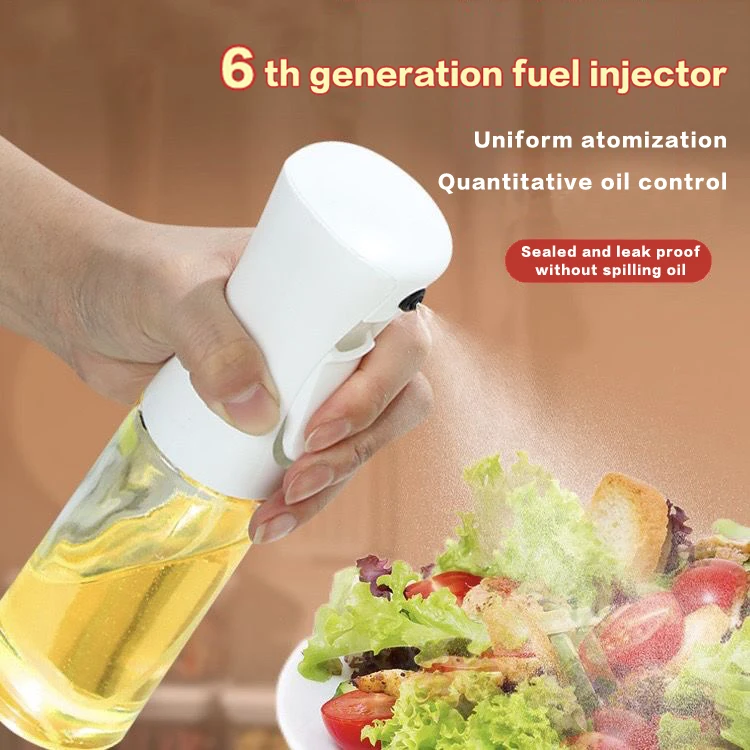 300ml500ml Plastic Spray Oil Sprayer Bottle Spray Oil Dispenser Oil Jar Cruet BBQ Kitchen Baking Roasting Picnic Kitchen Tool