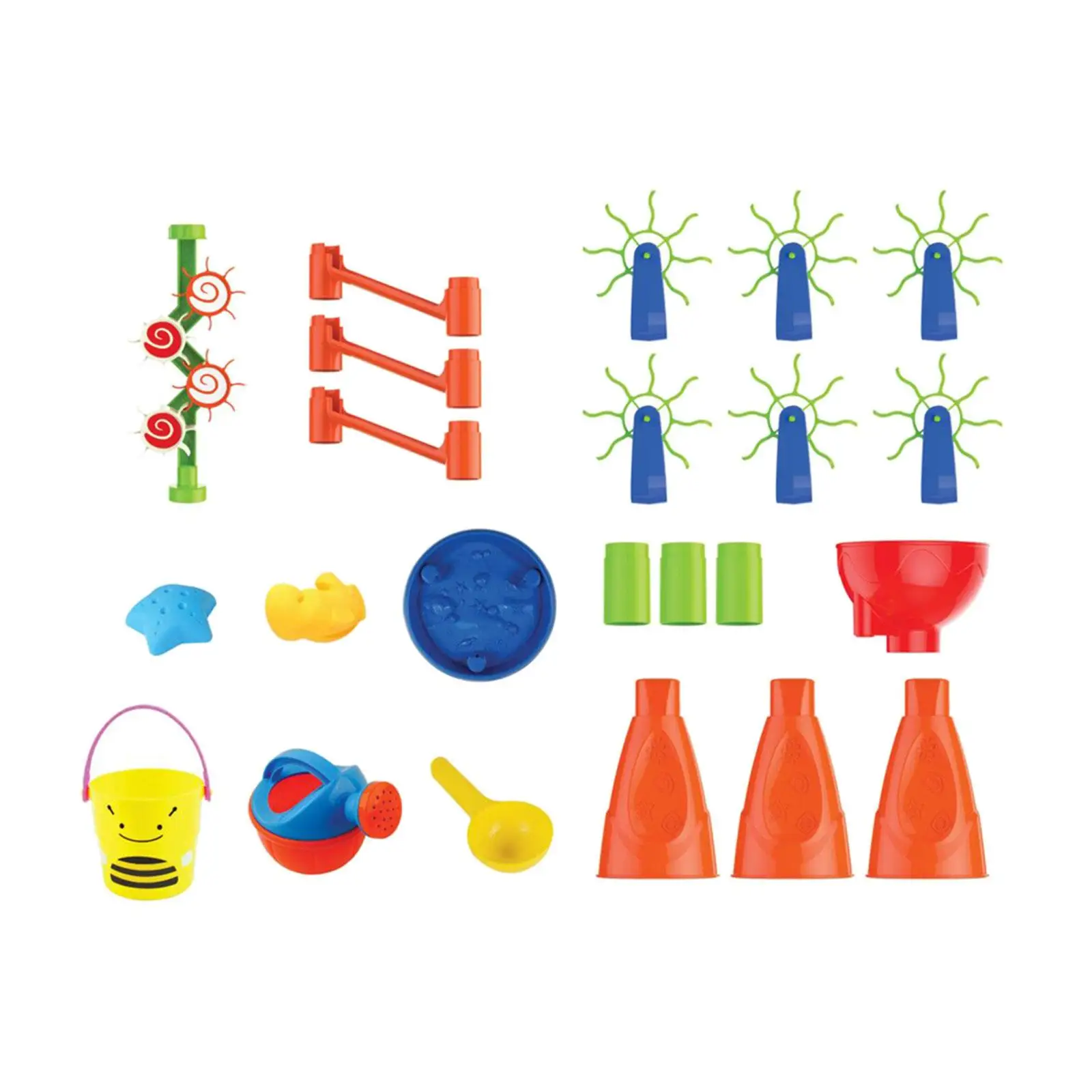 32Pcs Kids Sensory Play Table Sands Activity Tables Summer Outdoor Toys