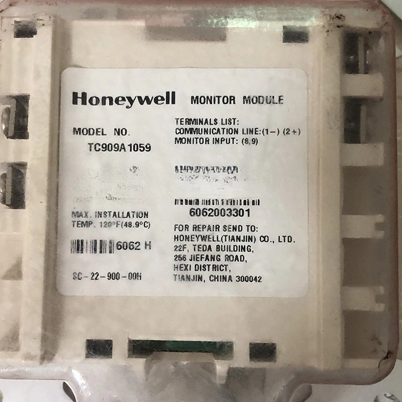 

Parts for TC909A1059 Honeywell Input Module
