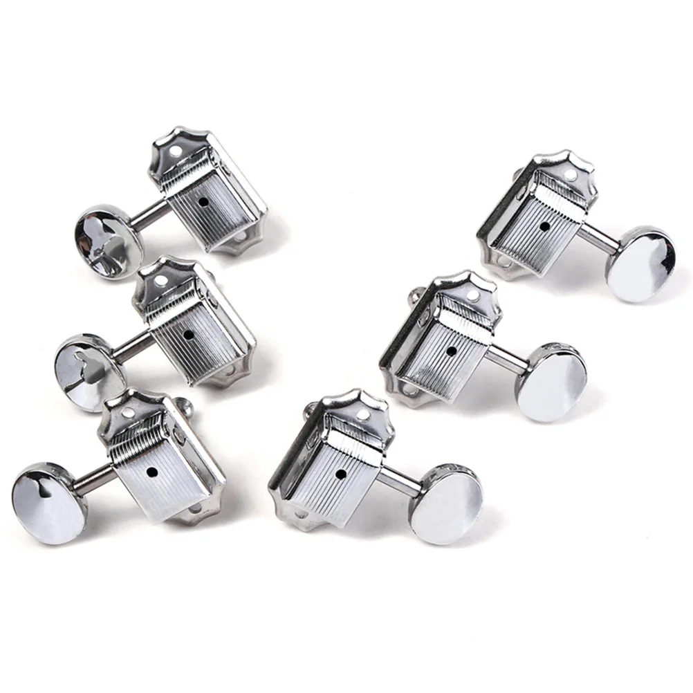 

Semiclosed Machine Heads Guitar Tuning Pegs Heavy Duty Inner Gear Extremely Durable For Acoustic Folk Guitar Banjo Tuner