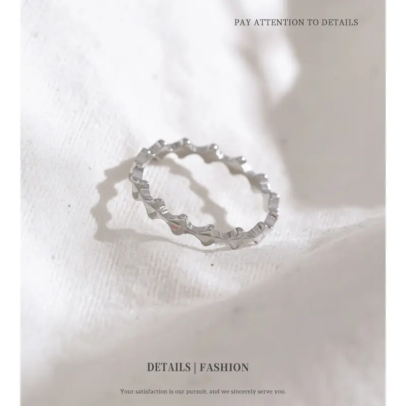 NiNice Rings Stainless Steel Jewelry Original Geometric Simplicity Fashionable Design Jewelry Accessories Gifts New Wholesale - Image 3
