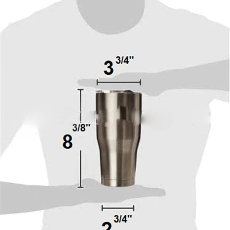 Bezpieczne pudełko na butelki z wodą i ukryte dolne miejsce do przechowywania kubek szklanka do kawy ze stali nierdzewnej