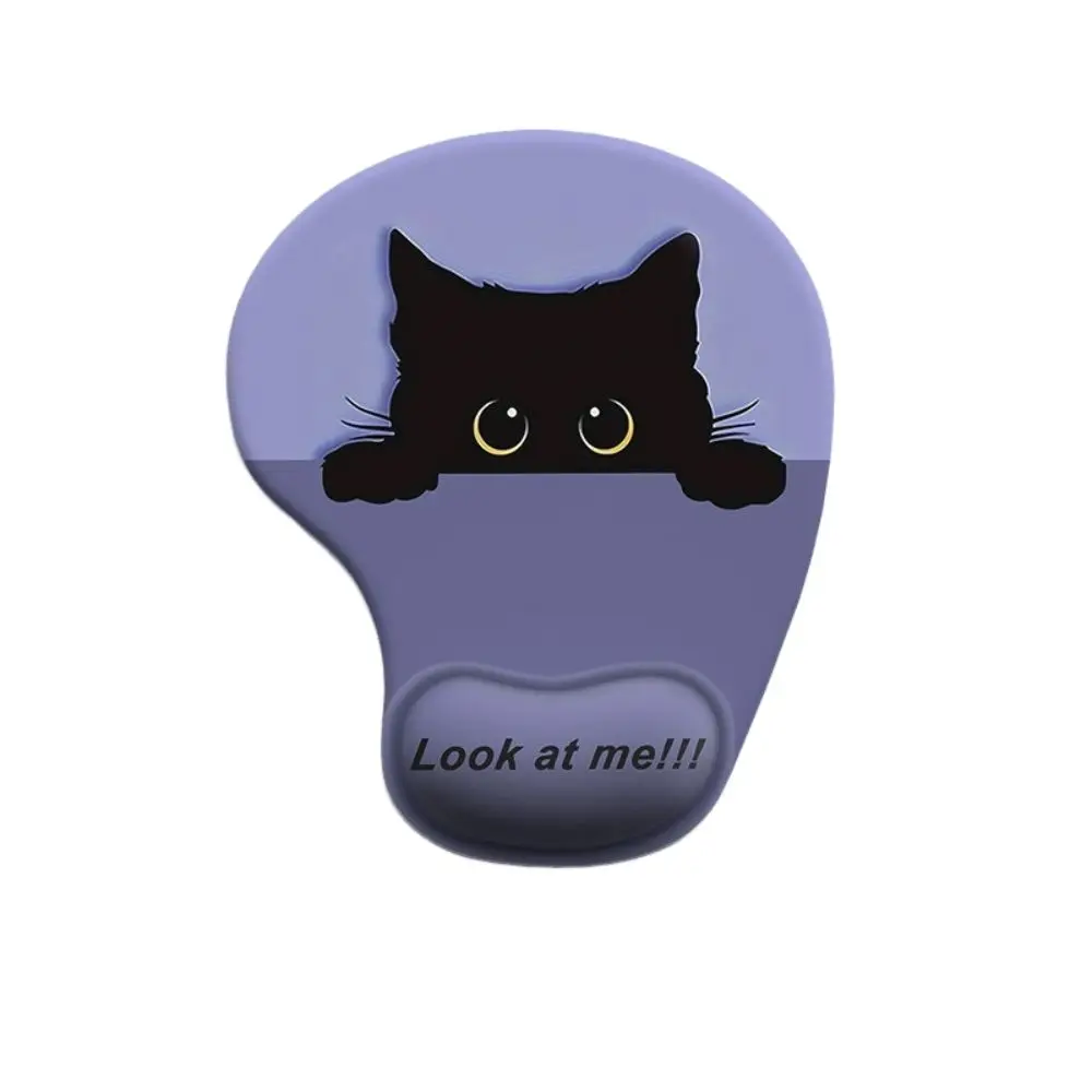 Cartoon Animal Non-Slip Mouse Pad Soft Comfortable Wrist Rest Mouse Pad Ergonomic Desktop Wrist Support For PC Laptop Computer