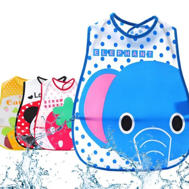 Baby Girl Bibs Boy Solid Feeding Apron Waterproof Cute Burp Cloths Newborn Accessories Things Stuff Childen's Goods Kids Infant